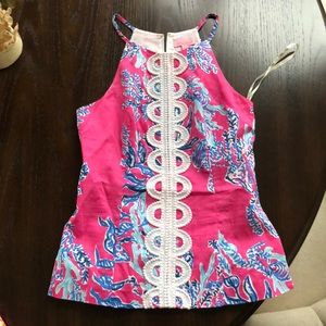 Lily Pulitzer halter top size 2